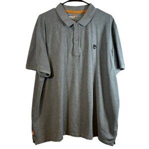 Timberland Millers River Pique Polo Gray Pullover Shirt Size XXL EUC #1361-LA
